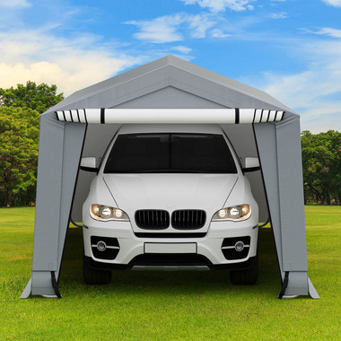 10 x 16/10 x 20-Foot Outdoor Heavy-Duty Carport with 2 Doors product image