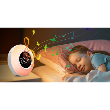 Color Changing Alarm Clock with Night Light product image