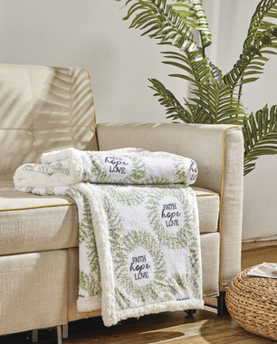 Noble House™ 50 x 60-Inch Printed Sherpa Throw product image