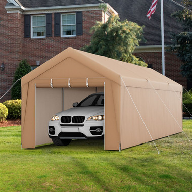 10 x 20-Foot Portable Heavy-Duty Carport with Removable Sidewalls product image