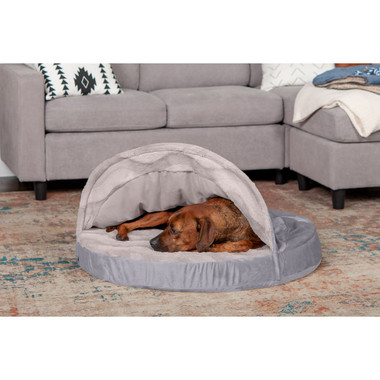 FurHaven® Snuggery Burrow Dog Bed product image