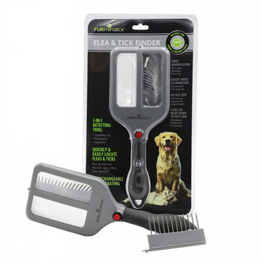 FURminator® Flea & Tick Finder™ Dog & Cat Brush (1- or 2-Pack) product image