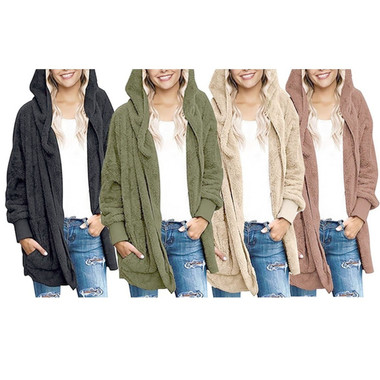 Women's Ultra-Soft Cardigan with Hood & Pockets product image
