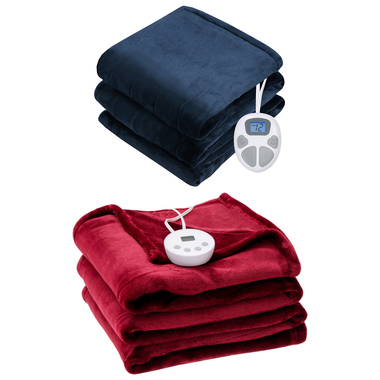 62 x 84-Inch Electric Heated Throw Blanket with Timer product image