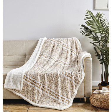 Printed Sherpa Throws  - 50" X 60" product image