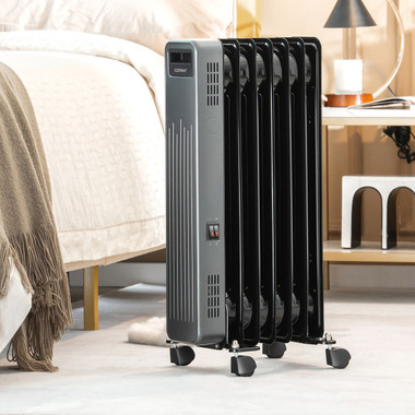 1500W Portable Oil-Filled Radiator Heater product image