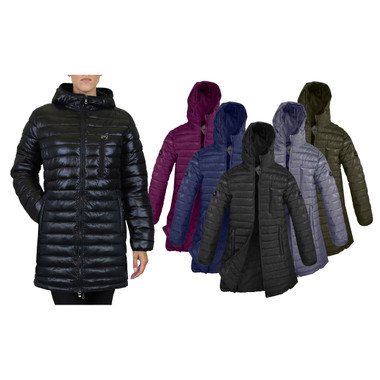 Women's Classic Long Puffer Jacket with Hood product image