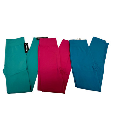 Docefit™ Women's Fleece Striped Leggings (3-Pack) product image