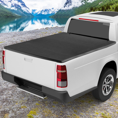 6.5-Foot Soft Quad-Fold Truck Bed Tonneau Cover for Ford F150 product image