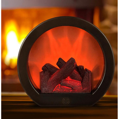 LED Tabletop Fireplace Lamp product image