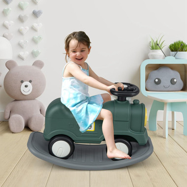 Kids' 3-in-1 Rocking Horse and Scooter with Detachable Balance Board product image