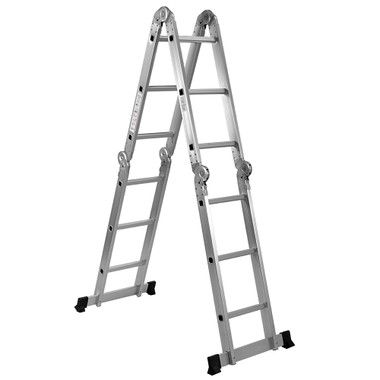 12.5-Foot 330-Pound Capacity Multipurpose Folding Scaffold Ladder product image