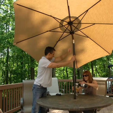 Bliss Hammocks® 9' Patio Umbrella with Aluminum Pole product image