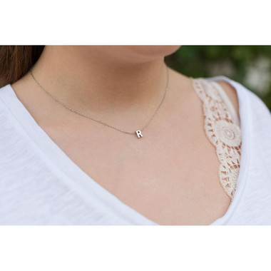 Plated Initial Necklace by Clarissa product image