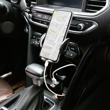 iMounTEK® 360° Dual USB Car Phone Mount product image