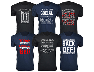 Men's Social Distancing Themed T-Shirts product image