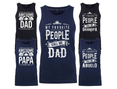 Men's Awesome Dad Grandpa Father's Day Tank Top product image