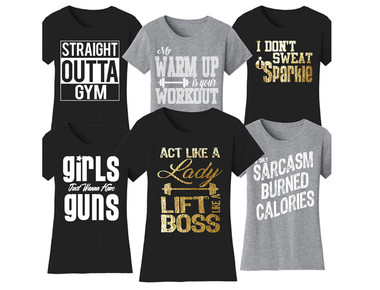 Women’s Gym Workout Humor Funny T-Shirts product image