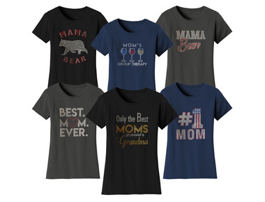 Mother’s Day Rhinestone Bling T Shirt product image