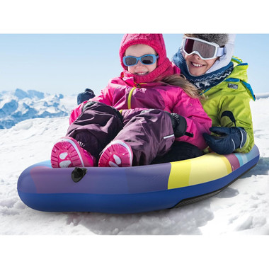 Kids' Heavy-Duty Inflatable Snow Sled with Anti-Slip Strip product image