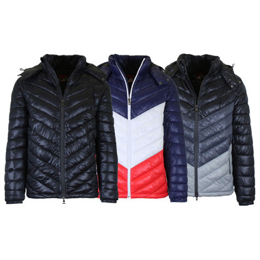 Men's Heavyweight Quilted Hooded Puffer Jacket product image