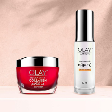 Olay® Regenerist Collagen Peptide24 Moisturizer + Vitamin C Serum Bundle product image