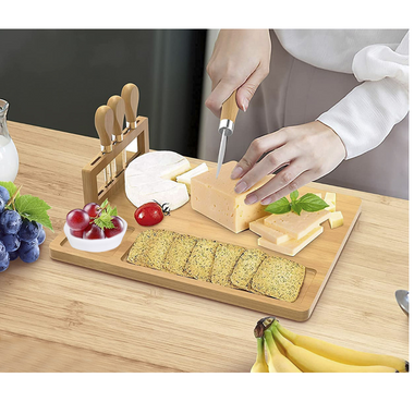 NewHome™ Charcuterie Cheese Board & Knife Set product image