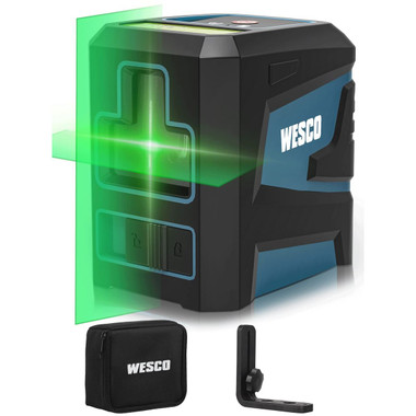 WESCO® 33-Foot Cross Line Green Laser Level Tool product image