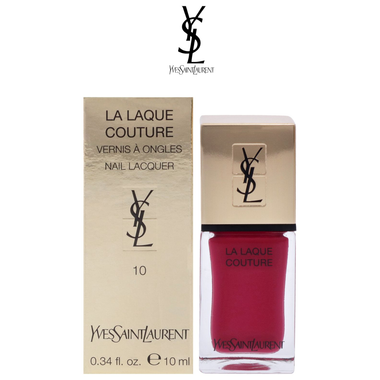 YSL® La Laque Couture Nail Lacquer, #10 - Fuchsia Neo-Classic, 0.34 fl. oz. product image