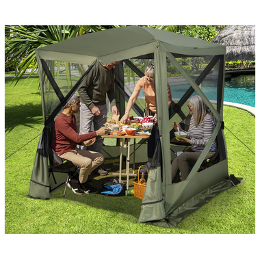 6.7 x 6.7-Foot Pop-up Gazebo with Netting & Carrying Bag product image