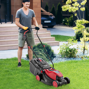 Electric Corded Lawn Mower with Collection Box product image