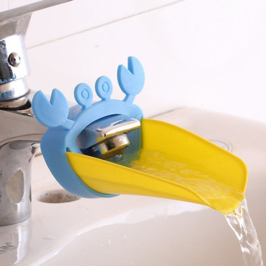 Kids' Blue Plastic Faucet Extender (2-Pack) product image