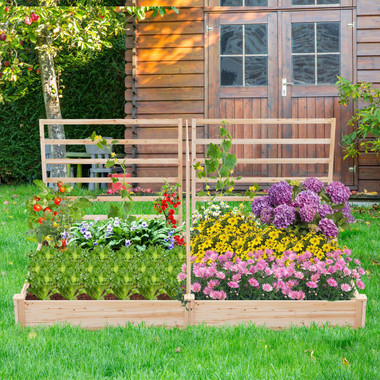 Raised Garden Bed with Trellis (Set of 2) product image