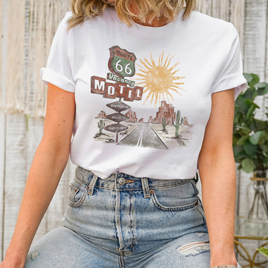 'Route 66 Vacancy Motel' Graphic Tee product image
