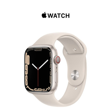 Apple Watch (Series 7) Starlight Aluminum Case product image