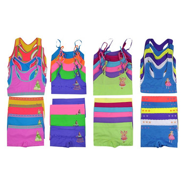 12-Piece Girls' Racerback or Cami Top and Bottom Set product image