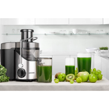 AICOOK® 3-Speed Centrifugal Stainless Steel Juicer, AMR526 product image