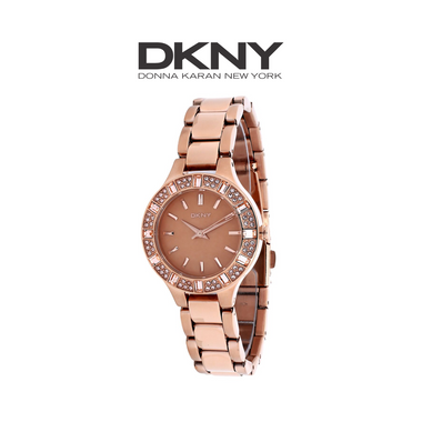 DKNY Women's Chambers Rose Gold Dial Watch product image