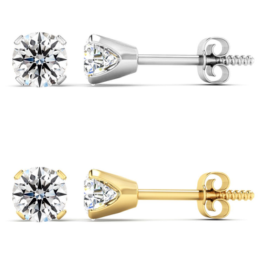 0.5CT Lab-Grown Diamond Stud Earrings in 14K Gold product image