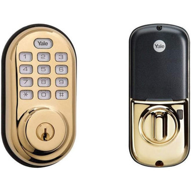 Yale Security Electronic Push-Button Deadbolt Lock product image