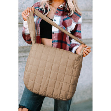 Kylie Quilted Zipper Tote Bag product image