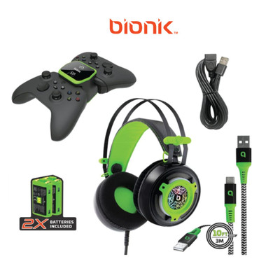 BIONIK Pro Kit+ for Xbox Series XS with Dual Charger, Batteries, and Phone Holder product image