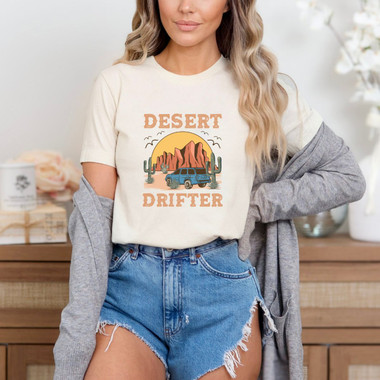 Unisex 'Desert Drifter' Graphic Short Sleeve T-Shirt product image
