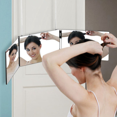 Foldable 3-Way Mirror (With or Without Light) product image