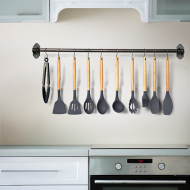 35-Piece Wooden Non-stick Kitchen Utensils Set, Bpa-free product image