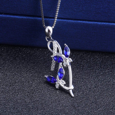 Austrian Crystal Butterfly Flying Pavé Necklaces product image