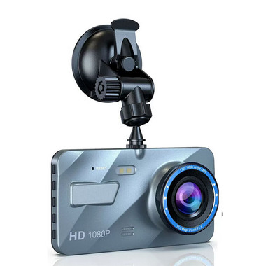 4" 1080P Dual Lens Car DVR Recorder with Front and Rear Camera product image