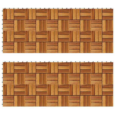 Decking Tiles 11.8"x11.8" Acacia Set of 20 product image