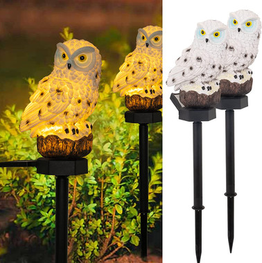 Solar LED Owl Stake Lights (2-Pack) product image