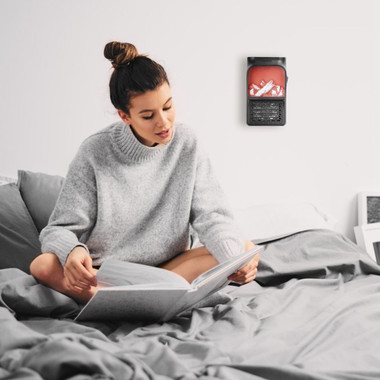 800W Plug-in Space Heater Electric Wall Outlet product image